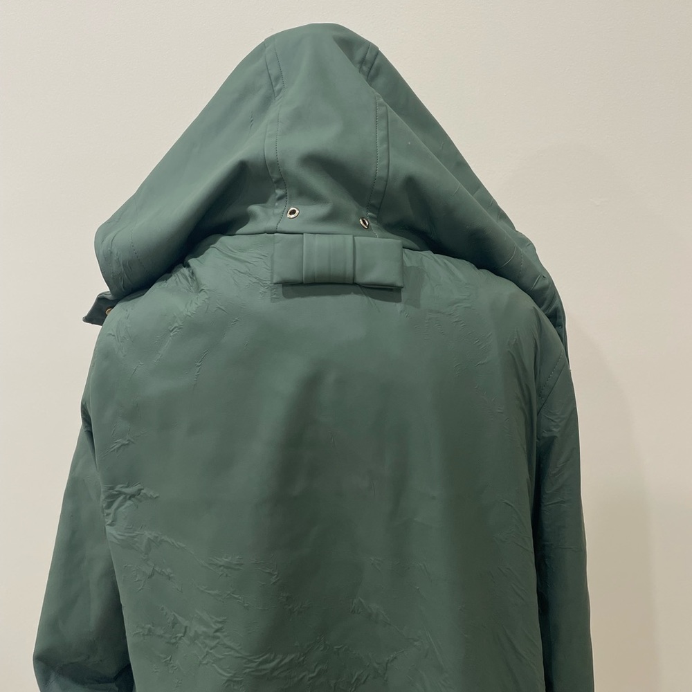 kate spade Dark Green Utility Jacket with Gold Hardware - Size Small *FLAWS* - Picture 7 of 11